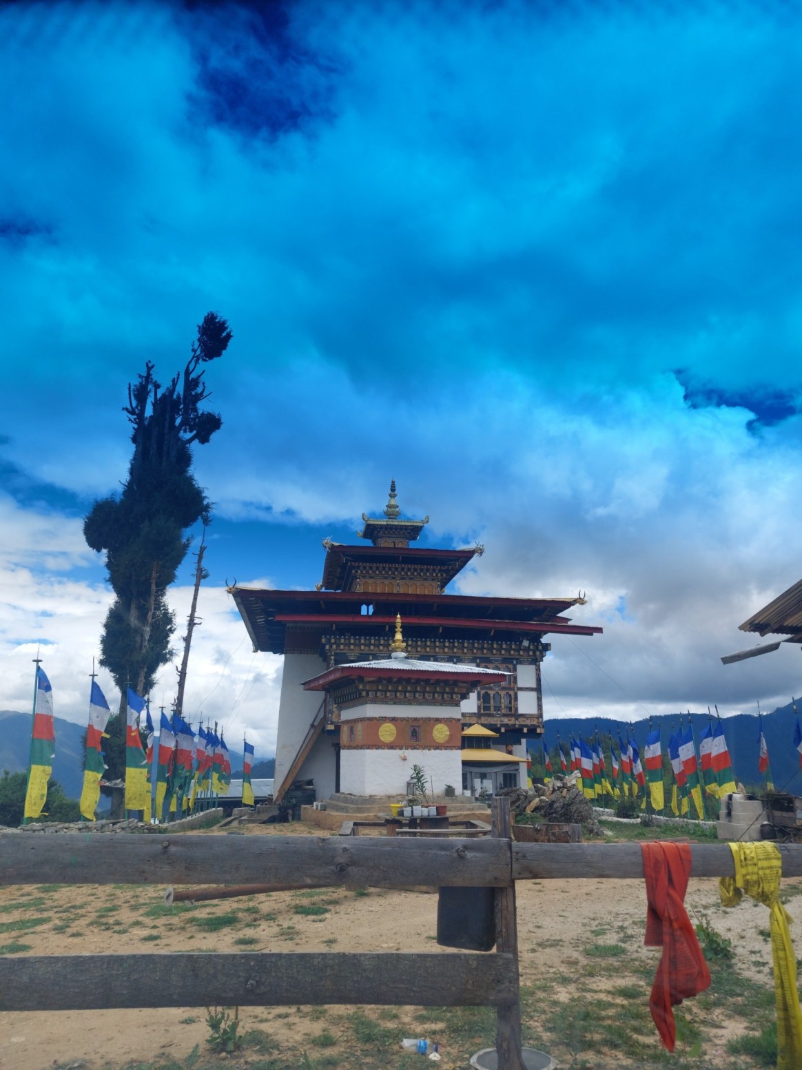 Bhutan Cultural Hiking Tour - Monastery on a hill